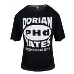 Tricou Dorian PHd Yates Negru Oversize - imagine 2